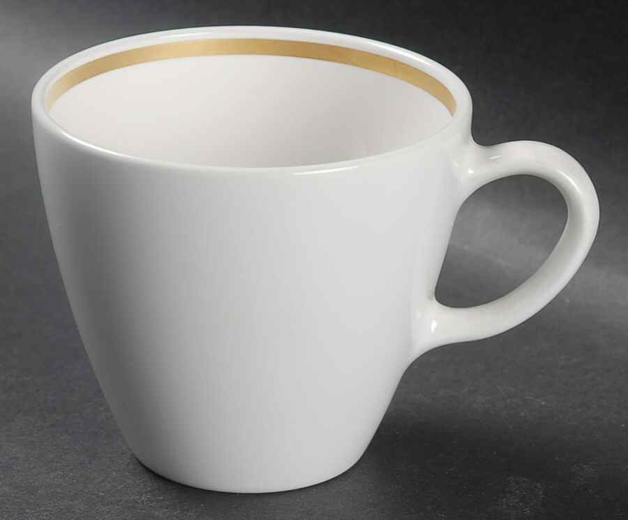 Gold Band (Coupe) Flat Cup by Corning Corelle-1