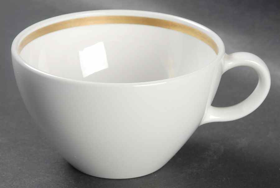 Gold Band (Coupe) Flat Cup by Corning Corelle-1
