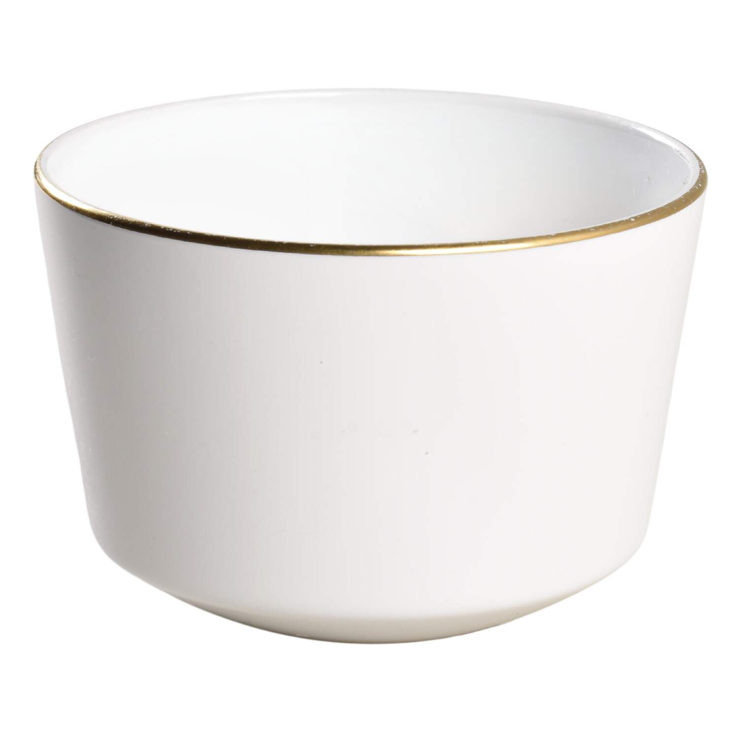 Gold Edge (Rim) Sugar Bowl No Lid by Corning Corelle-1