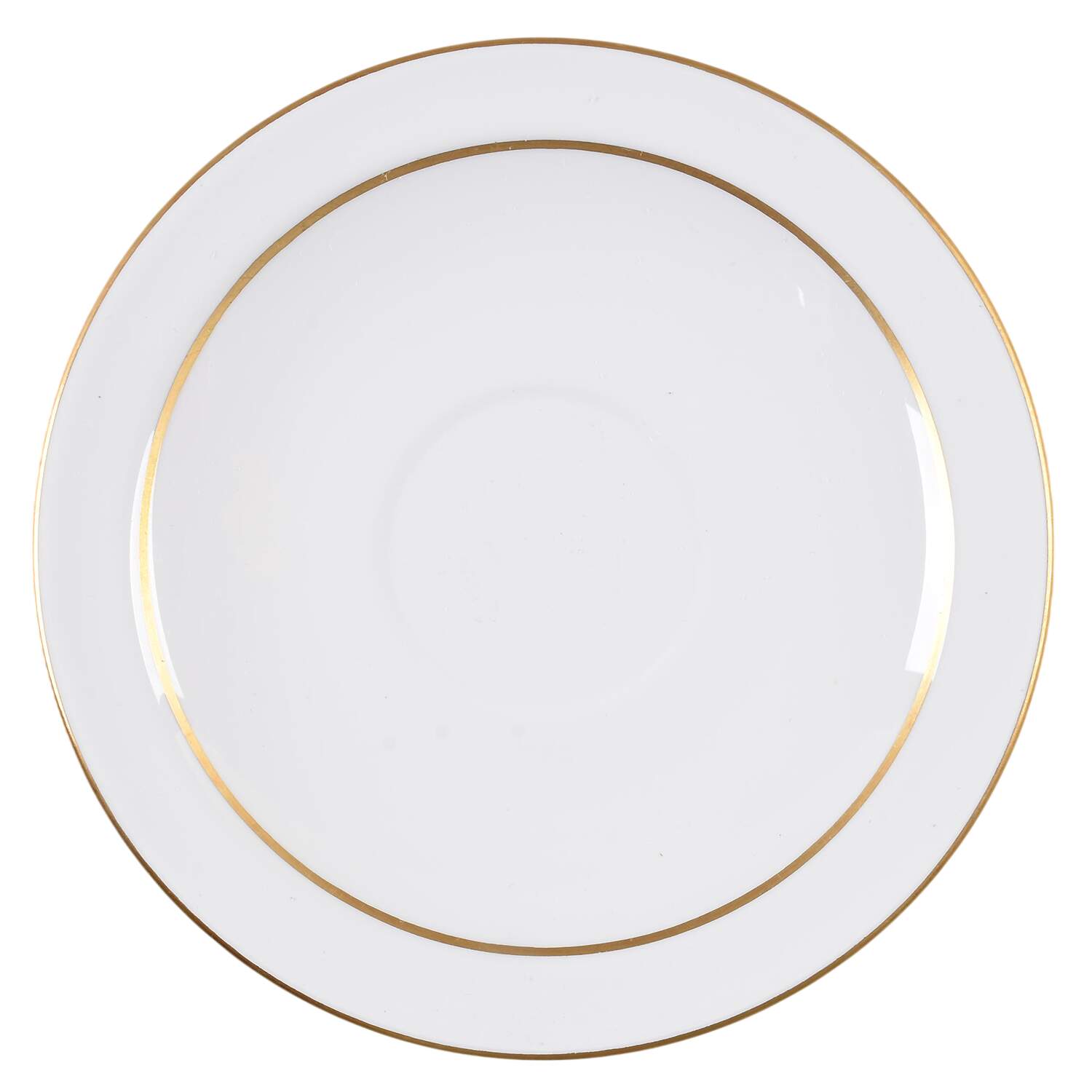 Gold Edge (Rim) Saucer by Corning Corelle-1