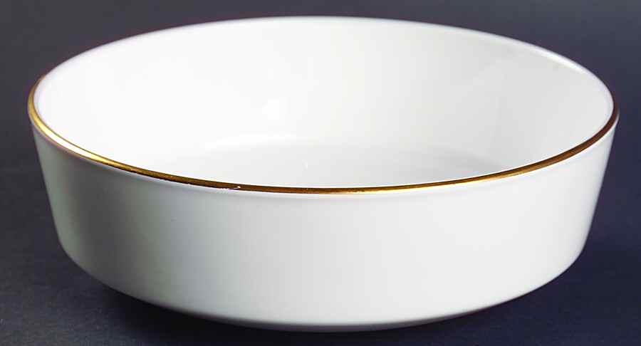 Gold Edge (Rim) Coupe Cereal Bowl by Corning Corelle-1
