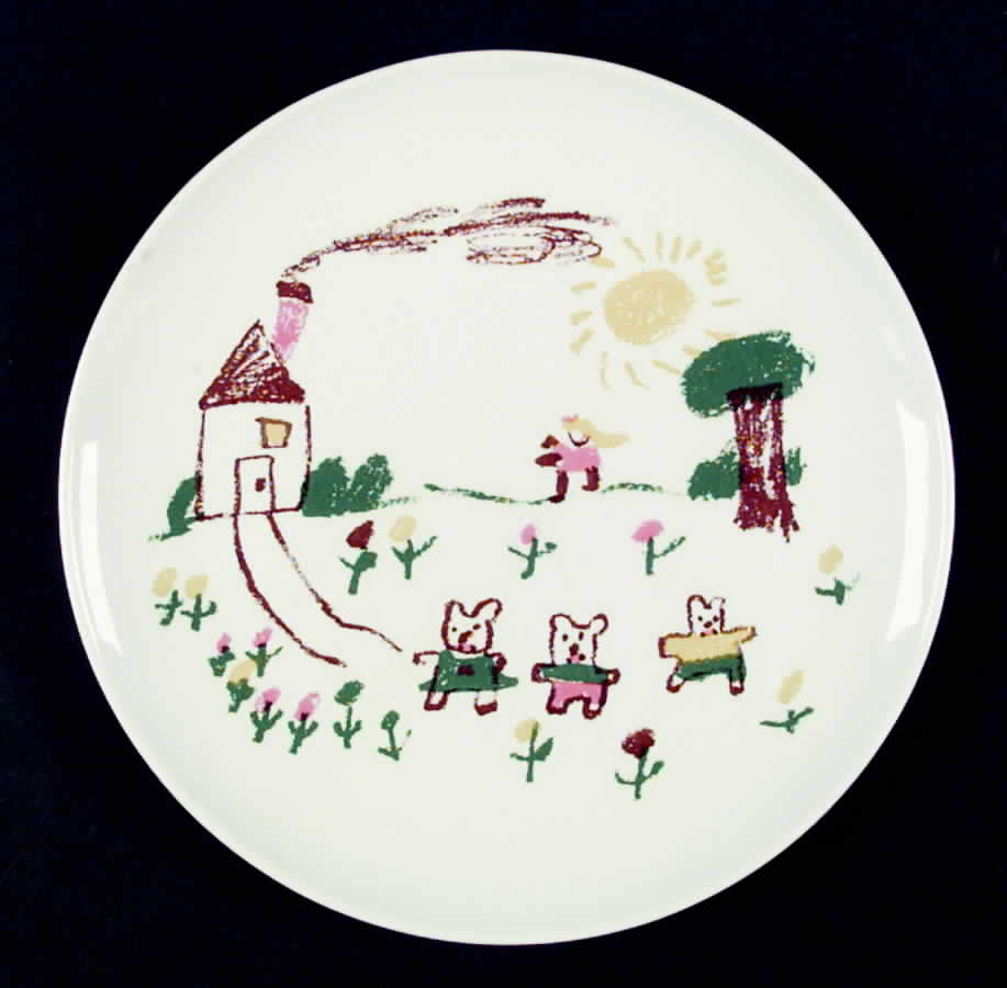Goldilocks & The Three Bears Salad Plate by Corning Corelle-1