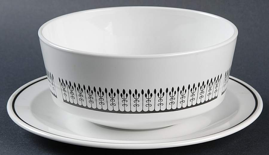 Graffia (Centura) Gravy Boat & Underplate (Uses the Soup Bowl) by Corning Corelle-1