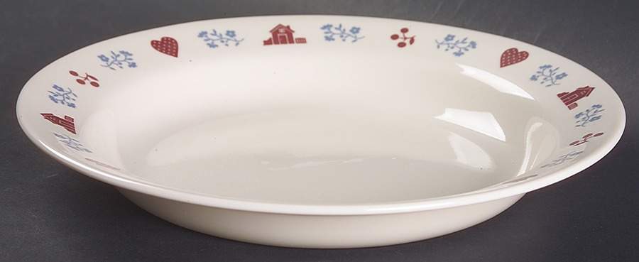 Hometown (Corelle) Rim Soup Bowl by Corning Corelle-1