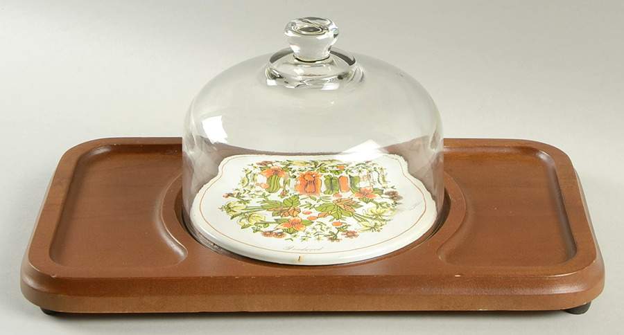 Indian Summer (Corelle) Wine/Cheese (Tray,TT & Dome) by Corning Corelle-1