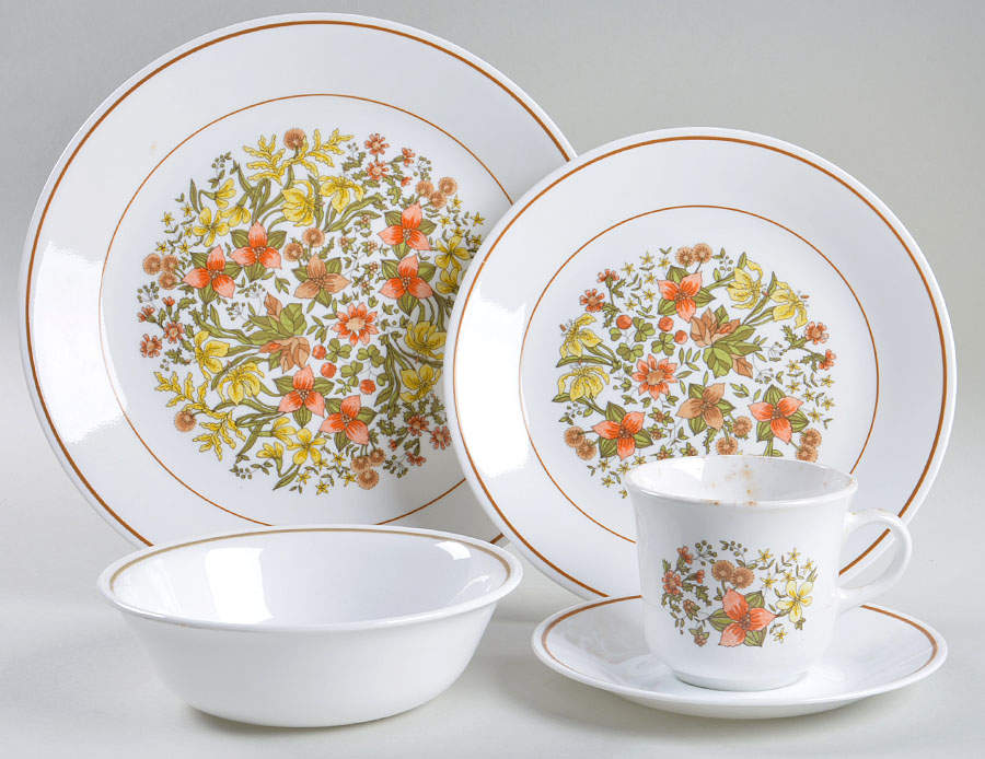 Indian Summer (Corelle) 5 Piece Place Setting by Corning Corelle-1