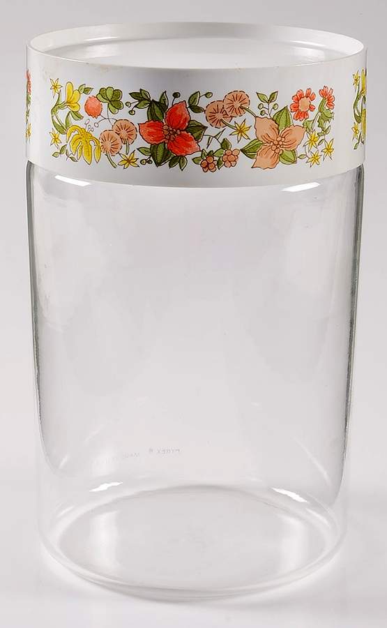 Indian Summer (Corelle) 7" Glassware Storage Jar & Lid by Corning Corelle-1