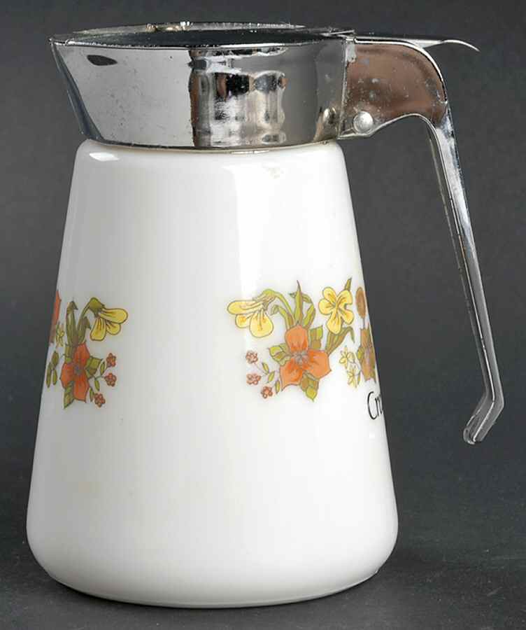 Indian Summer (Corelle) Creamer & Plastic Lid by Corning Corelle-1