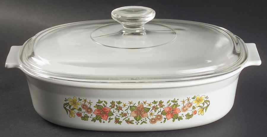 Indian Summer (Corelle) 1.5 Quart Oval Covered Casserole by Corning Corelle-1