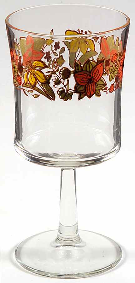 Indian Summer (Corelle) 8 Oz Glassware Goblet by Corning Corelle-1