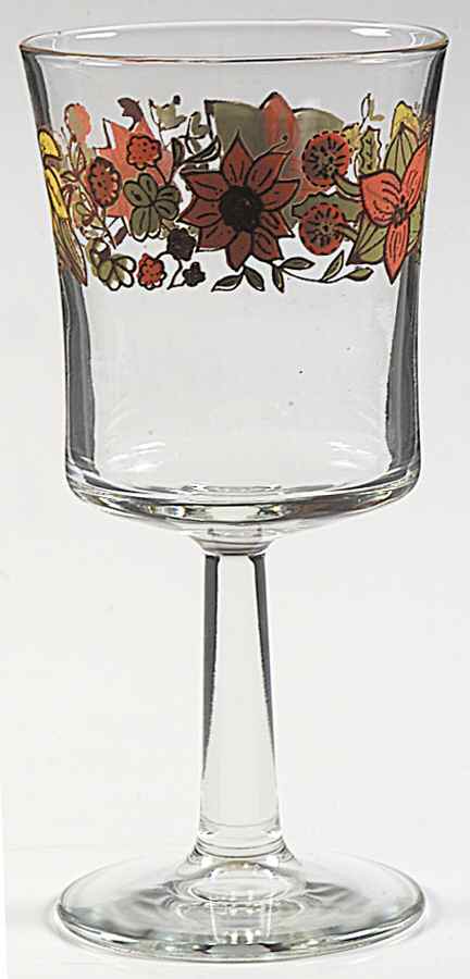 Indian Summer (Corelle) 6 Oz Glassware Wine by Corning Corelle-1