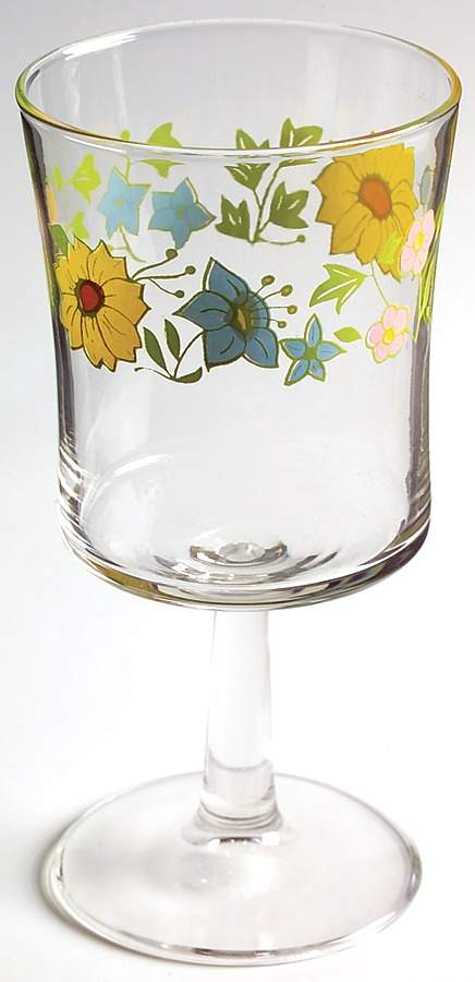 Meadow (Corelle) 8 Oz Glassware Goblet by Corning Corelle-1