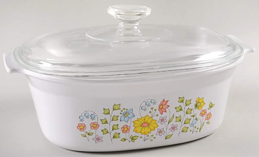 Meadow (Corelle) 2.5 Quart Oval Covered Casserole by Corning Corelle-1