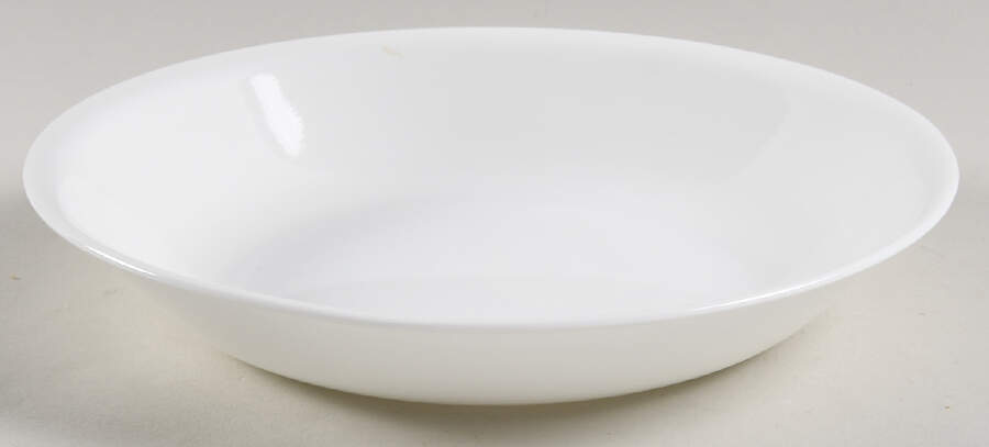 Misty White (Corelle) Rim Soup Bowl by Corning Corelle-1