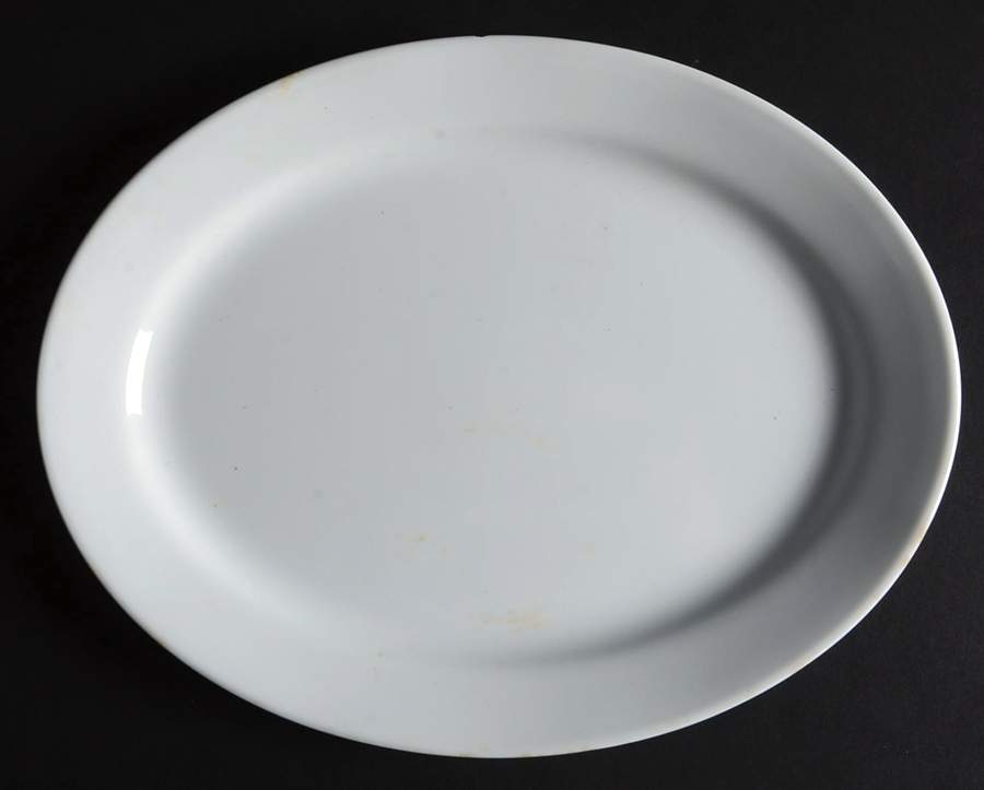 Misty White (Corelle) 11" Oval Serving Platter by Corning Corelle-1
