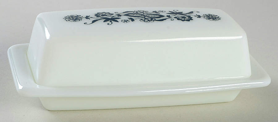 Old Town Blue (Corelle) 1/4 Lb Covered Butter by Corning Corelle-1