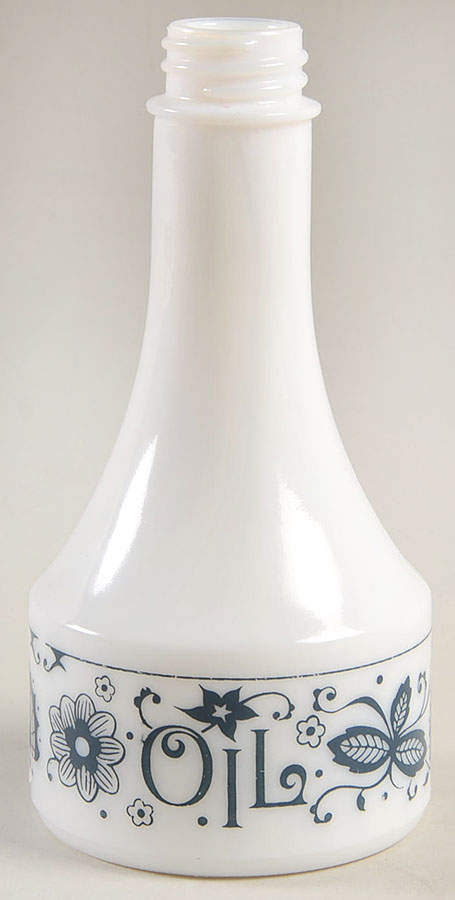 Old Town Blue (Corelle) Oil Cruet/Shaker No Plastic Lid by Corning Corelle-1