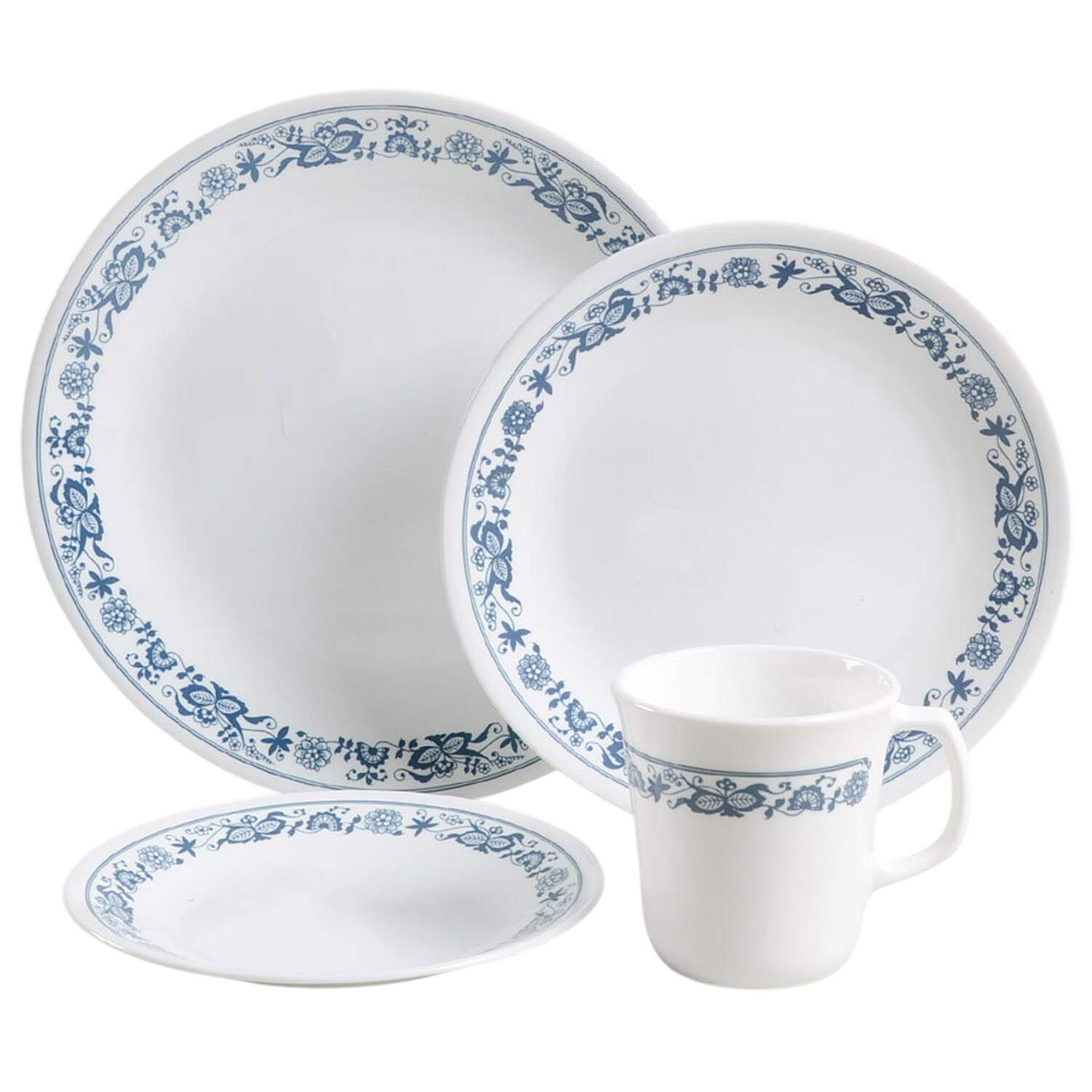 Old Town Blue (Corelle) 32 Piece Estate Set by Corning Corelle-1