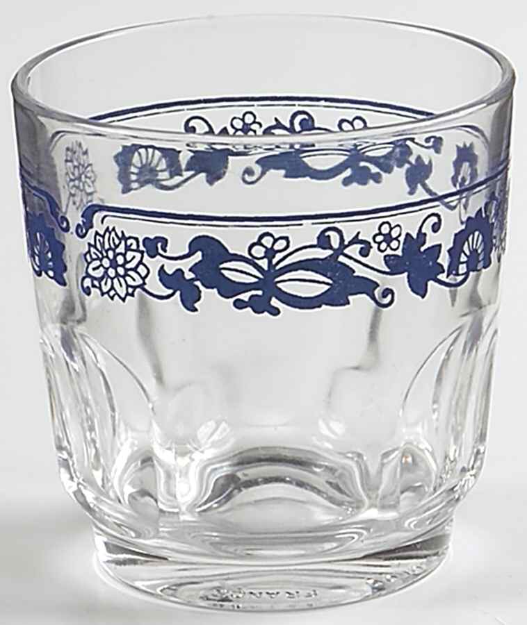 Old Town Blue (Corelle) 4 Oz Glassware Juice by Corning Corelle-1