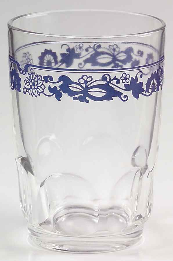 Old Town Blue (Corelle) 8 Oz Glassware Juice by Corning Corelle-1