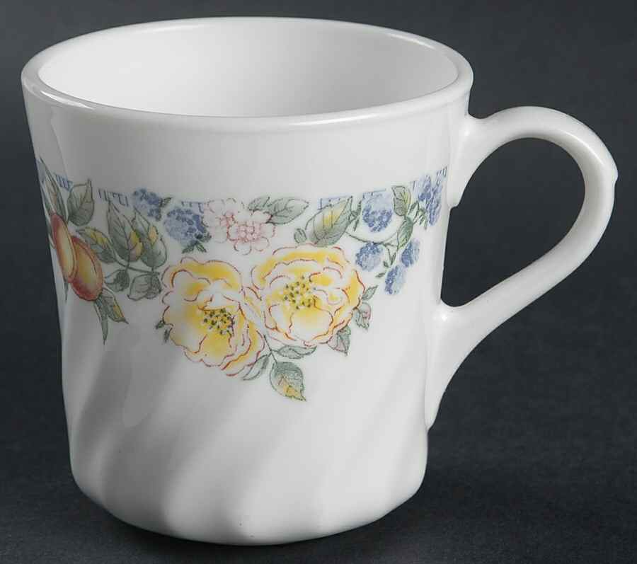 Orchard Rose (Corelle) Flat Cup by Corning Corelle-1