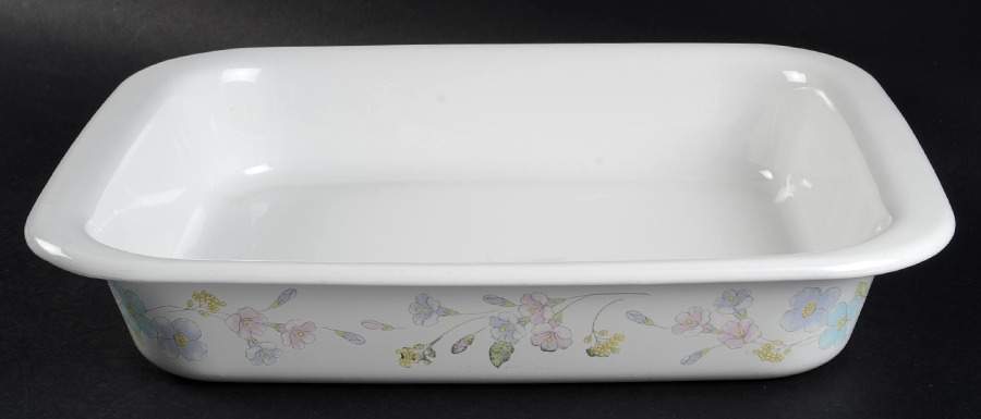 Pastel Bouquet (Corelle) 12" Rectangular Roaster by Corning Corelle-1