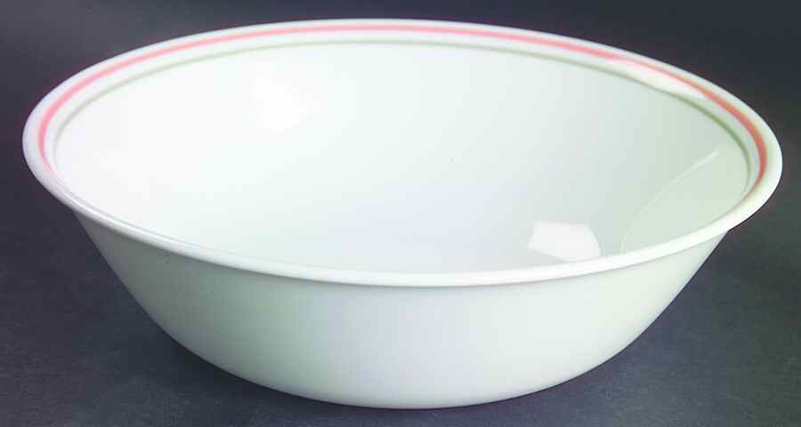 Peach Floral (Corelle) 8" Round Vegetable Bowl by Corning Corelle-1