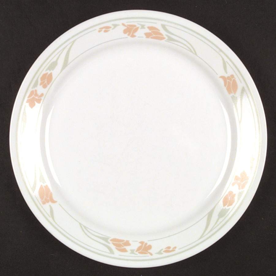 Peach Garland (Corelle) Dinner Plate by Corning Corelle-1