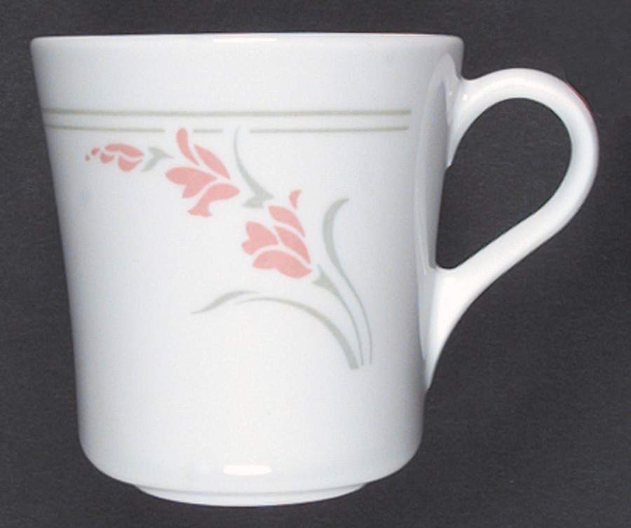 Peach Garland (Corelle) Flat Cup by Corning Corelle-1
