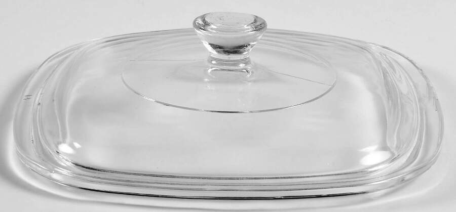 Peach Garland (Corelle) Lid For 1 Quart Square Casserole by Corning Corelle-1