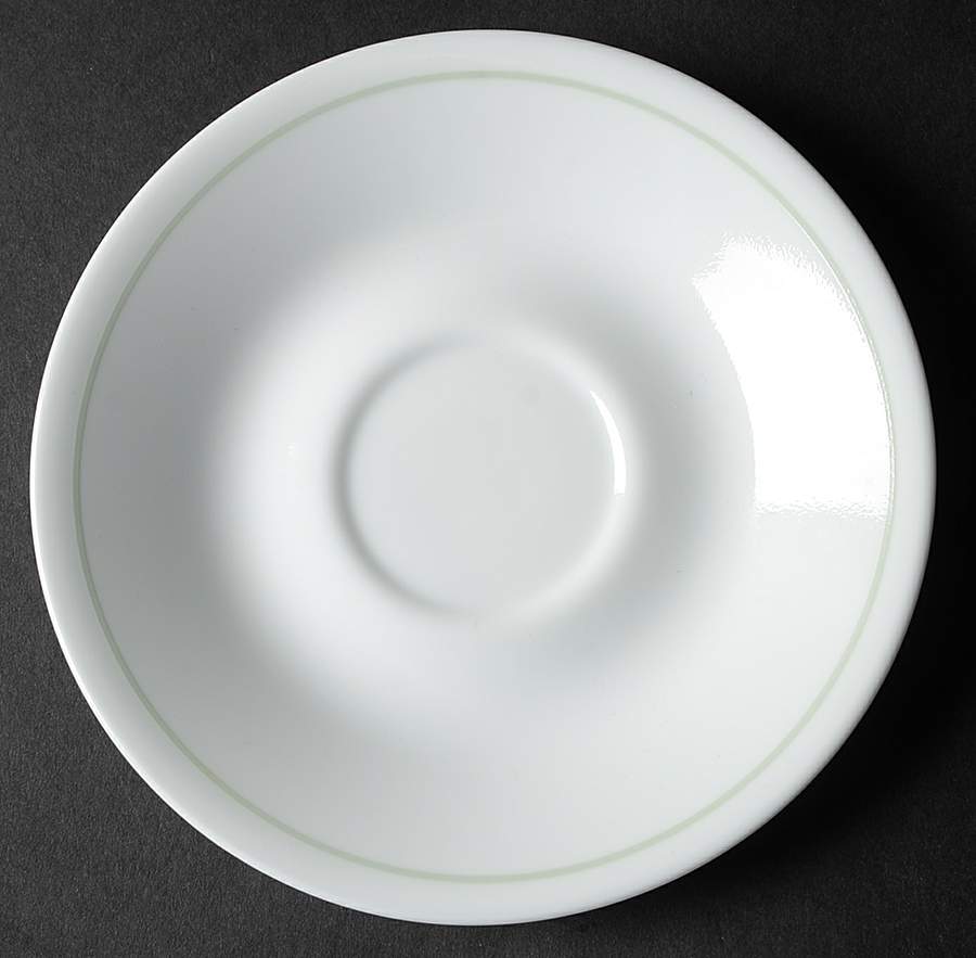 Peach Garland (Corelle) Saucer for Flat Cup by Corning Corelle-1