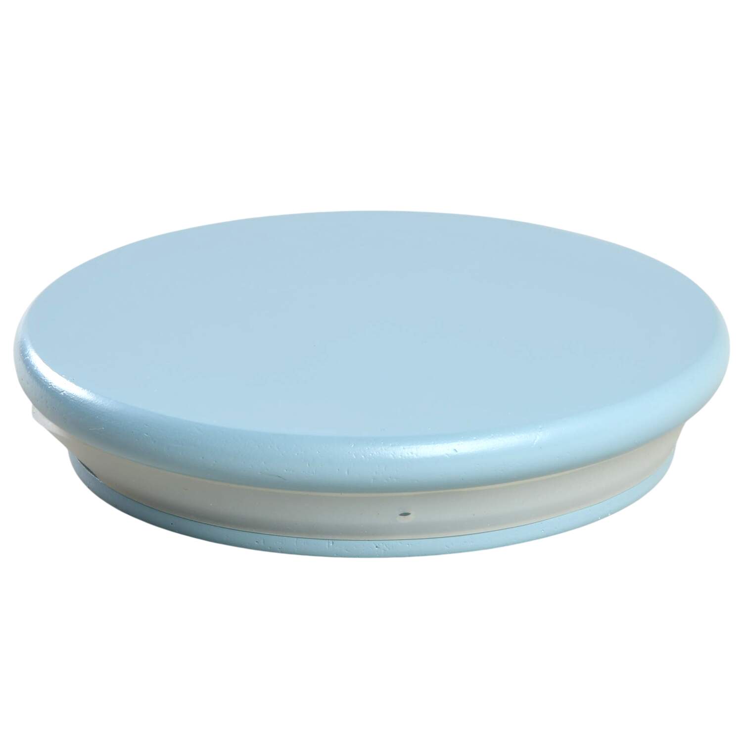 Pink Trio (Corelle) Wood Lid for Medium Metal Canister by Corning Corelle-1