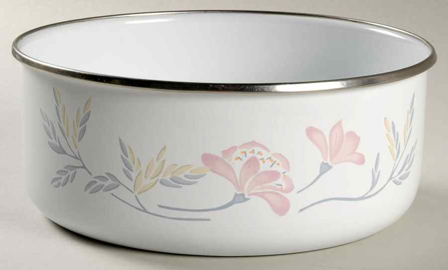 Pink Trio (Corelle) 7" Metal Bowl by Corning Corelle-1