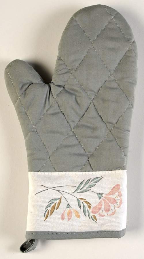 Pink Trio (Corelle) Cloth Oven Mitt by Corning Corelle-1