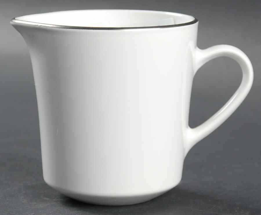 Platinum Edge (Centure, Rim) Creamer by Corning Corelle-1