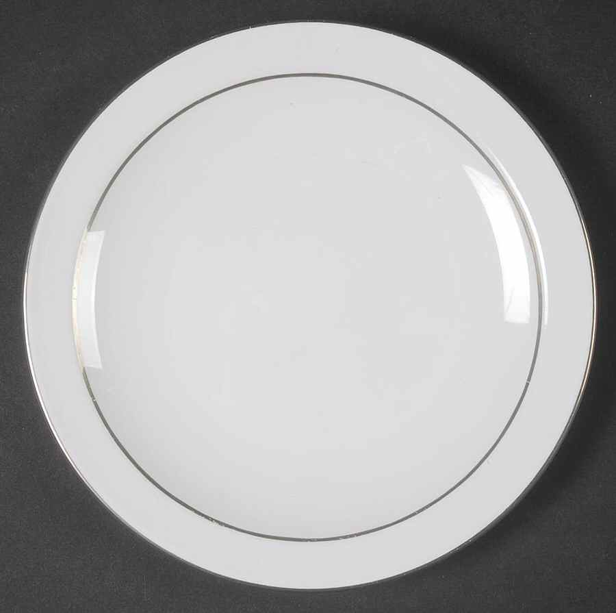Platinum Edge (Centure, Rim) Bread & Butter Plate by Corning Corelle-1