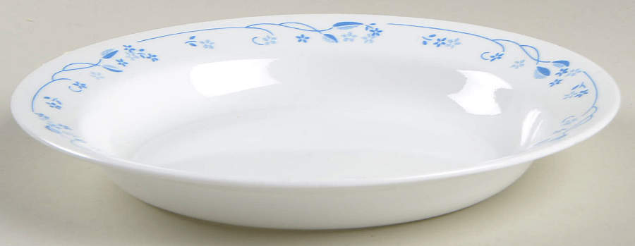 Provincial Blue (Corelle) Rim Soup Bowl by Corning Corelle-1