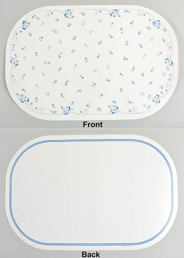 Provincial Blue (Corelle) Reversible Vinyl Placemat by Corning Corelle-1