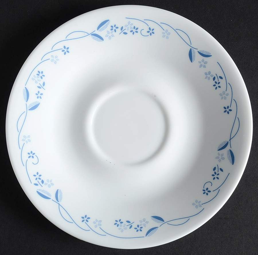 Provincial Blue (Corelle) Saucer for a Mug/Cup by Corning Corelle-1
