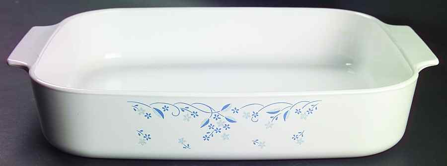 Provincial Blue (Corelle) 12" Rectangular Roaster by Corning Corelle-1