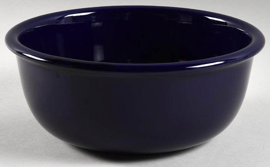 Prego Blue (Japan) 9" Round Vegetable Bowl by Corning Corelle-1