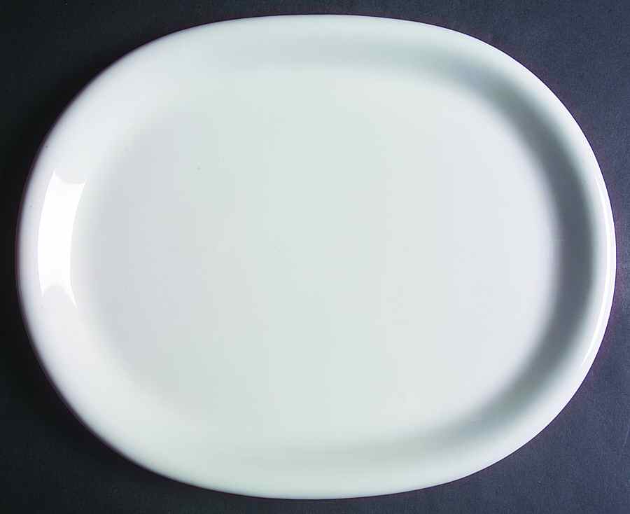 Prego White 13" Oval Serving Platter by Corning Corelle-1