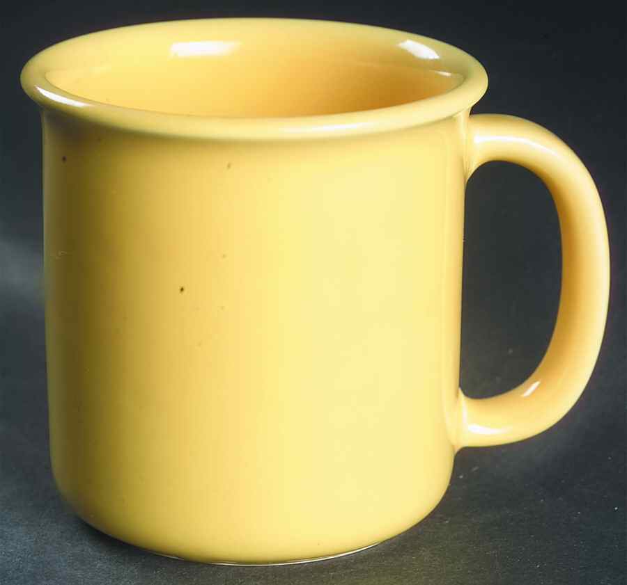 Prego Yellow Mug by Corning Corelle-1