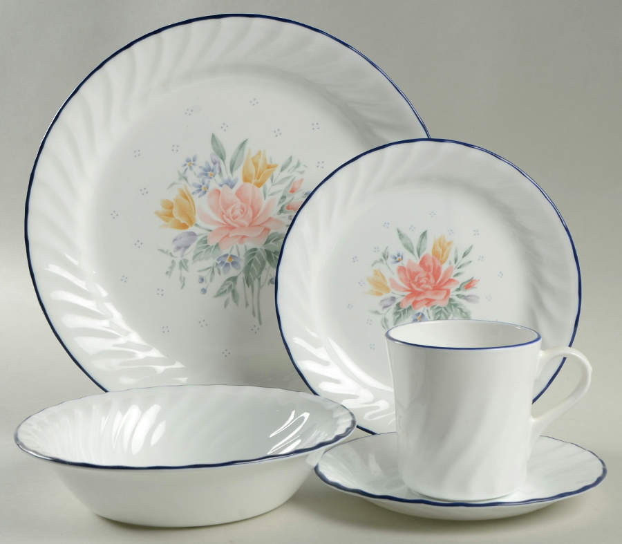 Promise (Corelle) 5 Piece Place Setting by Corning Corelle-1