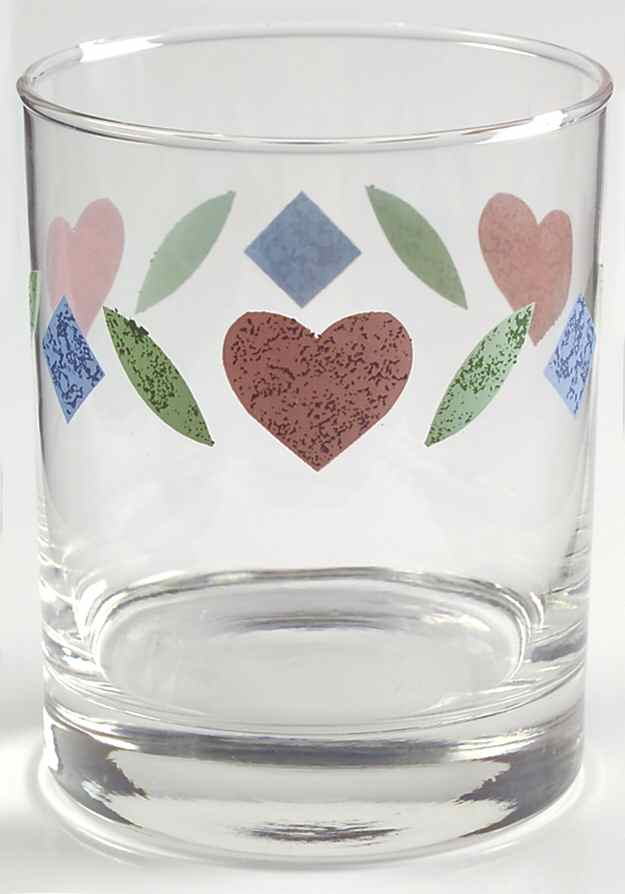 Quilt (Corelle) 10 Oz Glassware Old Fashioned by Corning Corelle-1