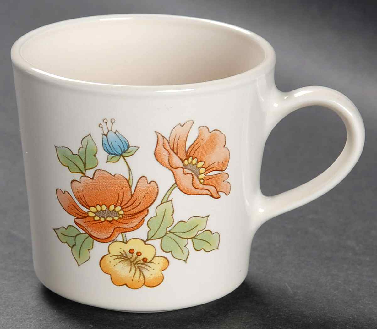Royal Garden Flat Cup by Corning Corelle-1