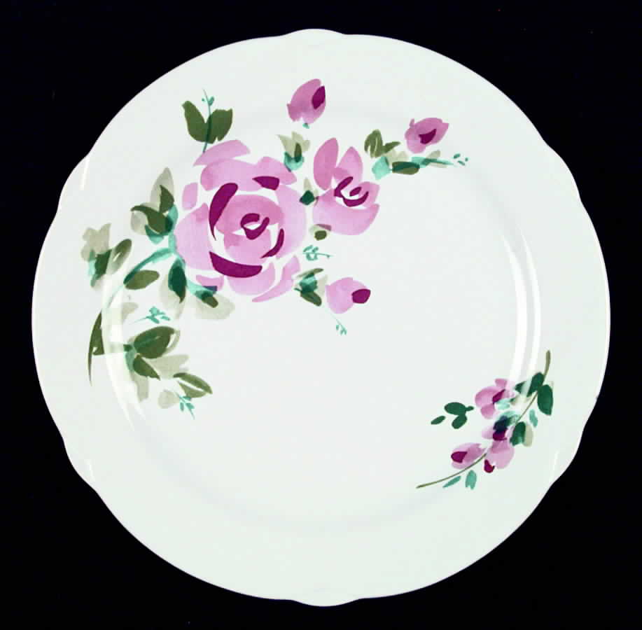 Rose Portrait Dinner Plate by Corning Corelle-1