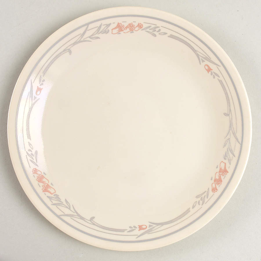 Rose Salad Plate by Corning Corelle-1