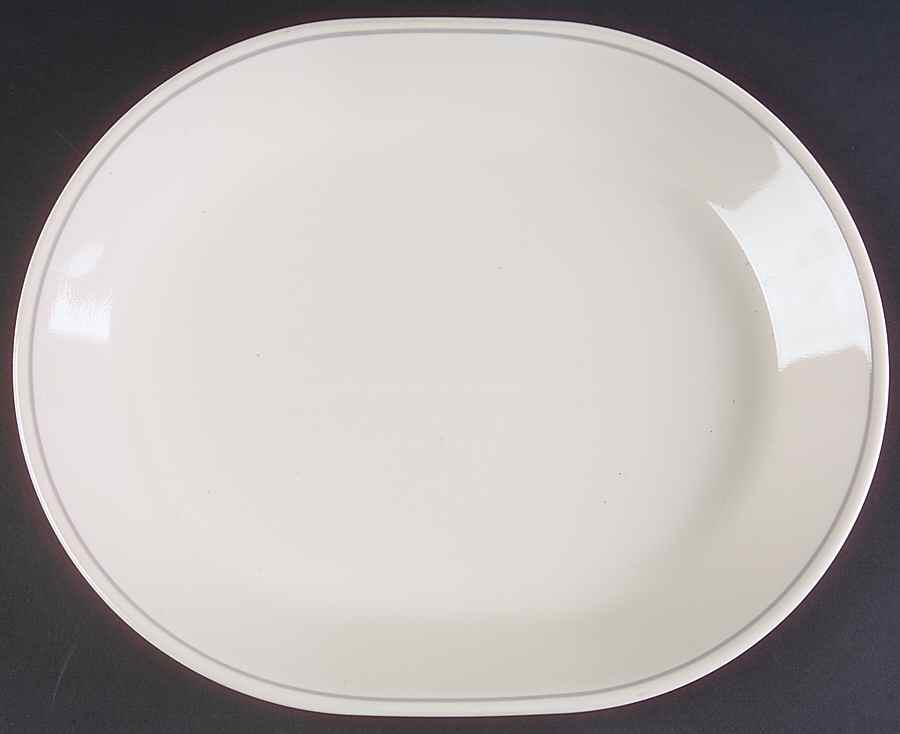 Rose 12" Oval Serving Platter by Corning Corelle-1