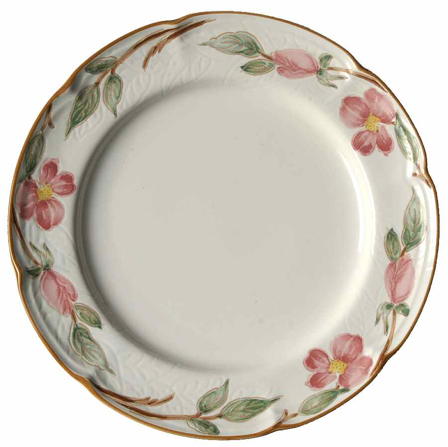 Roseblossom Salad Plate by Corning Corelle-1